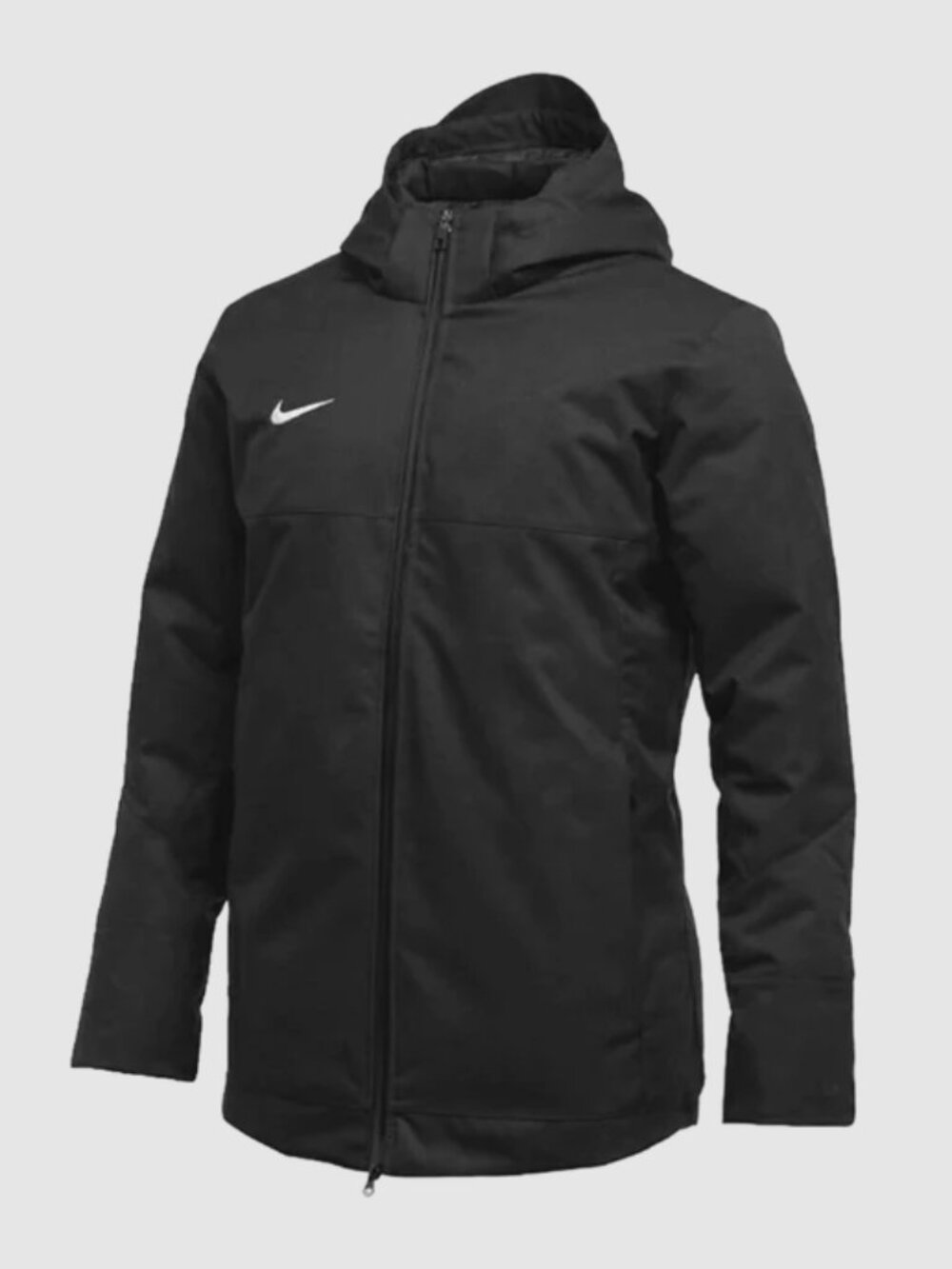 Nike Team Down Fill 550 Hooded Parka Sideline Gray Jacket Men's Size XL New